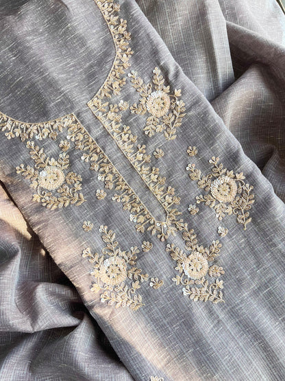 Benarsi kota handwork suit