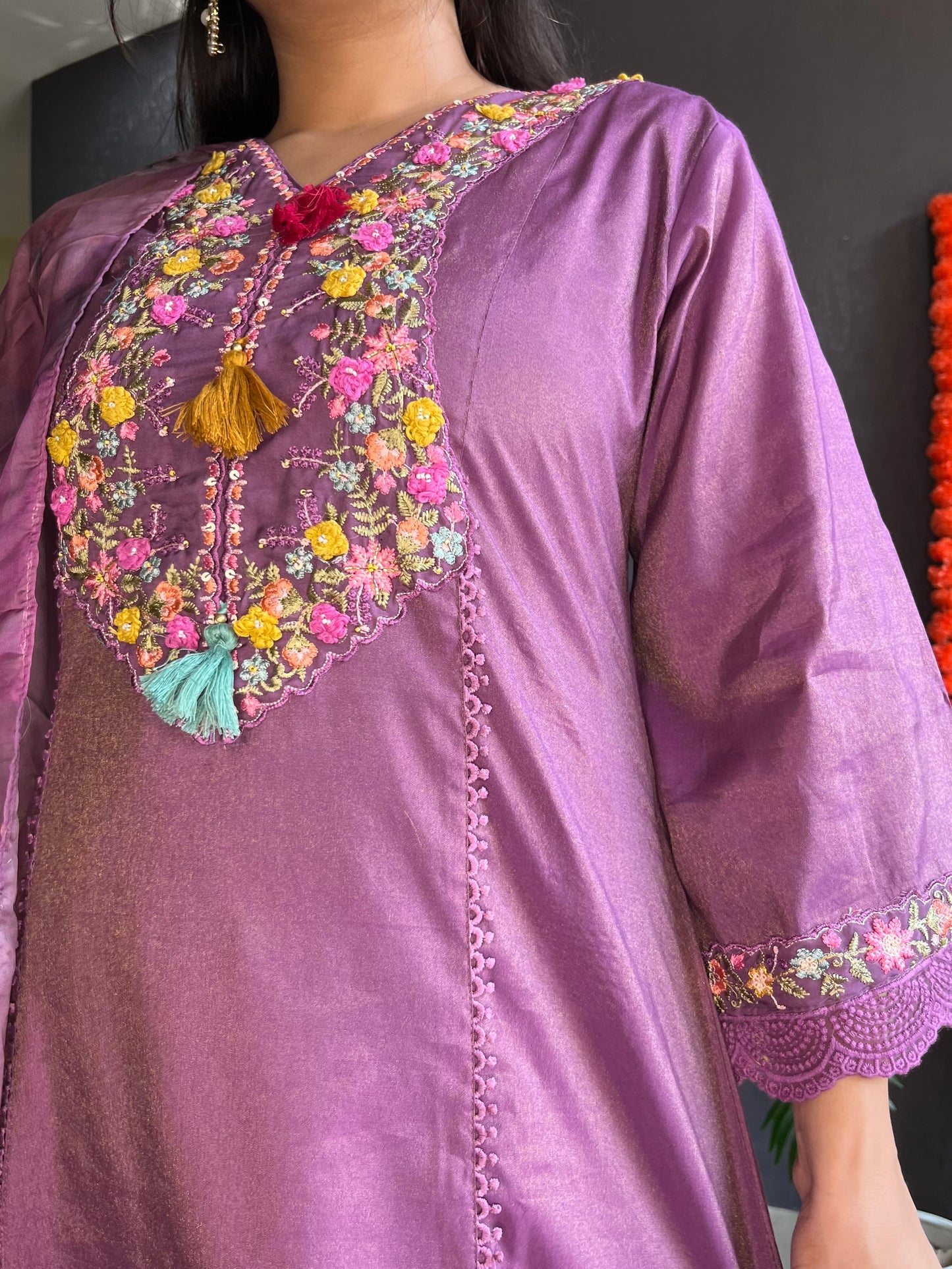 Aline Pakistani Handwork suit