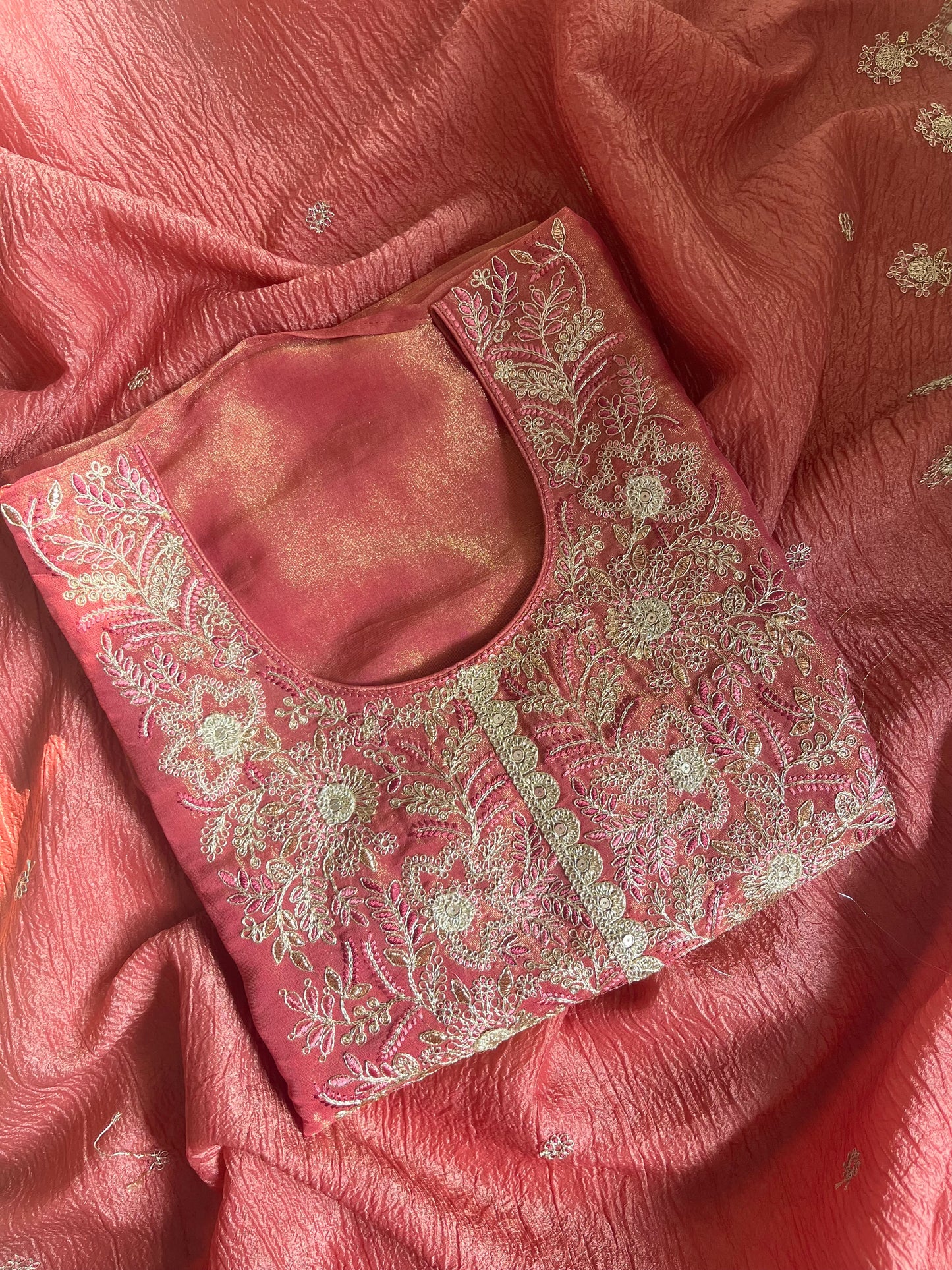 Luxurious Marori aari work suit