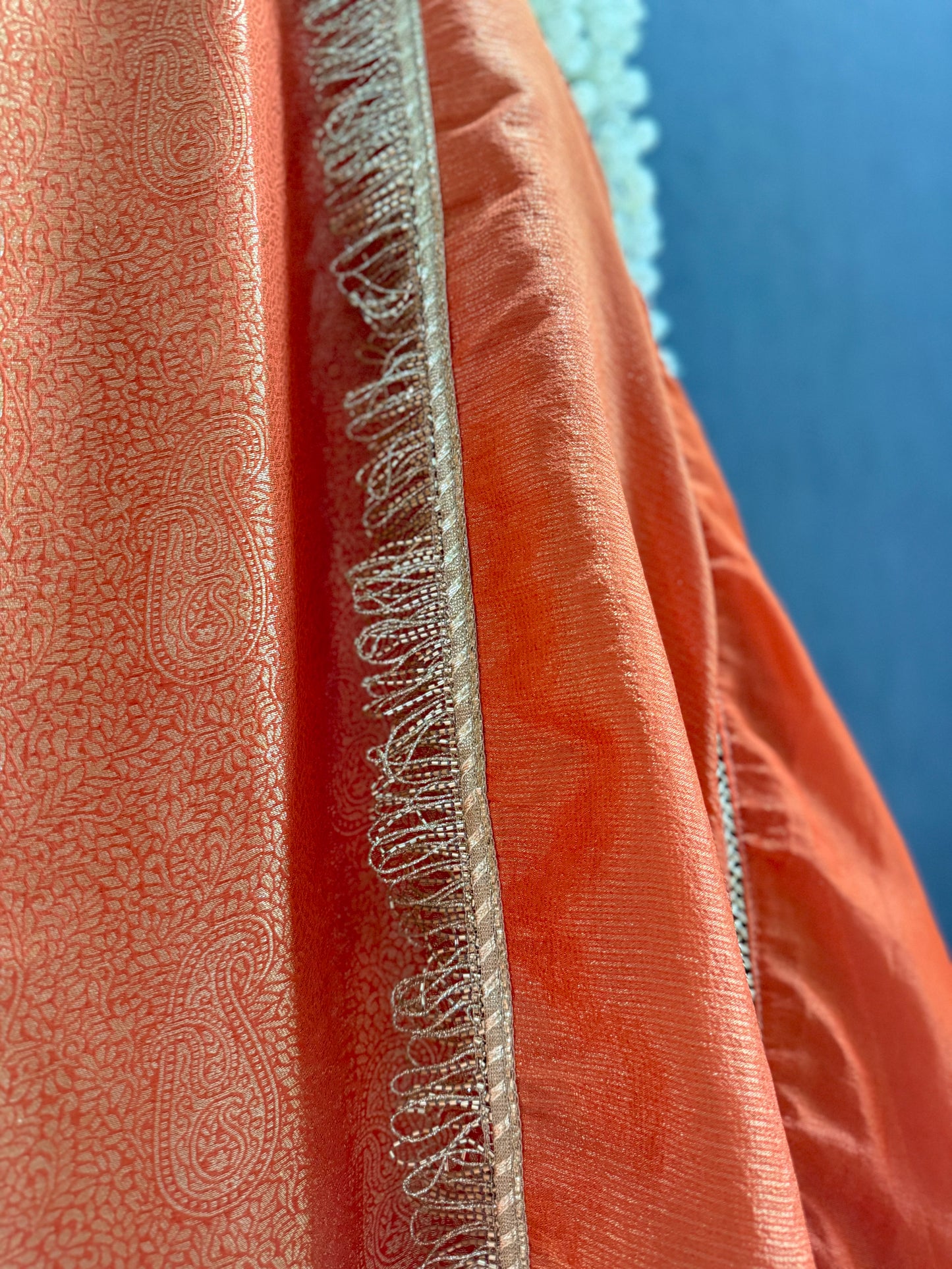 Luxurious brocade benarsi Mirror suit