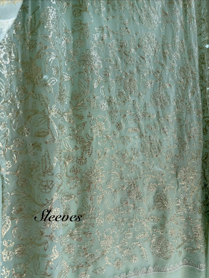 Pitta work crystal handwork suit