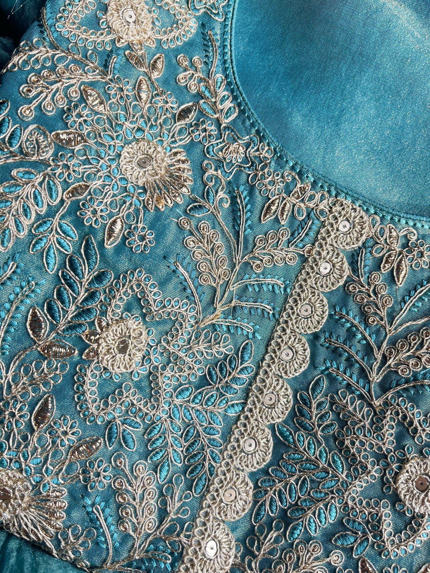 Luxurious Marori aari work suit