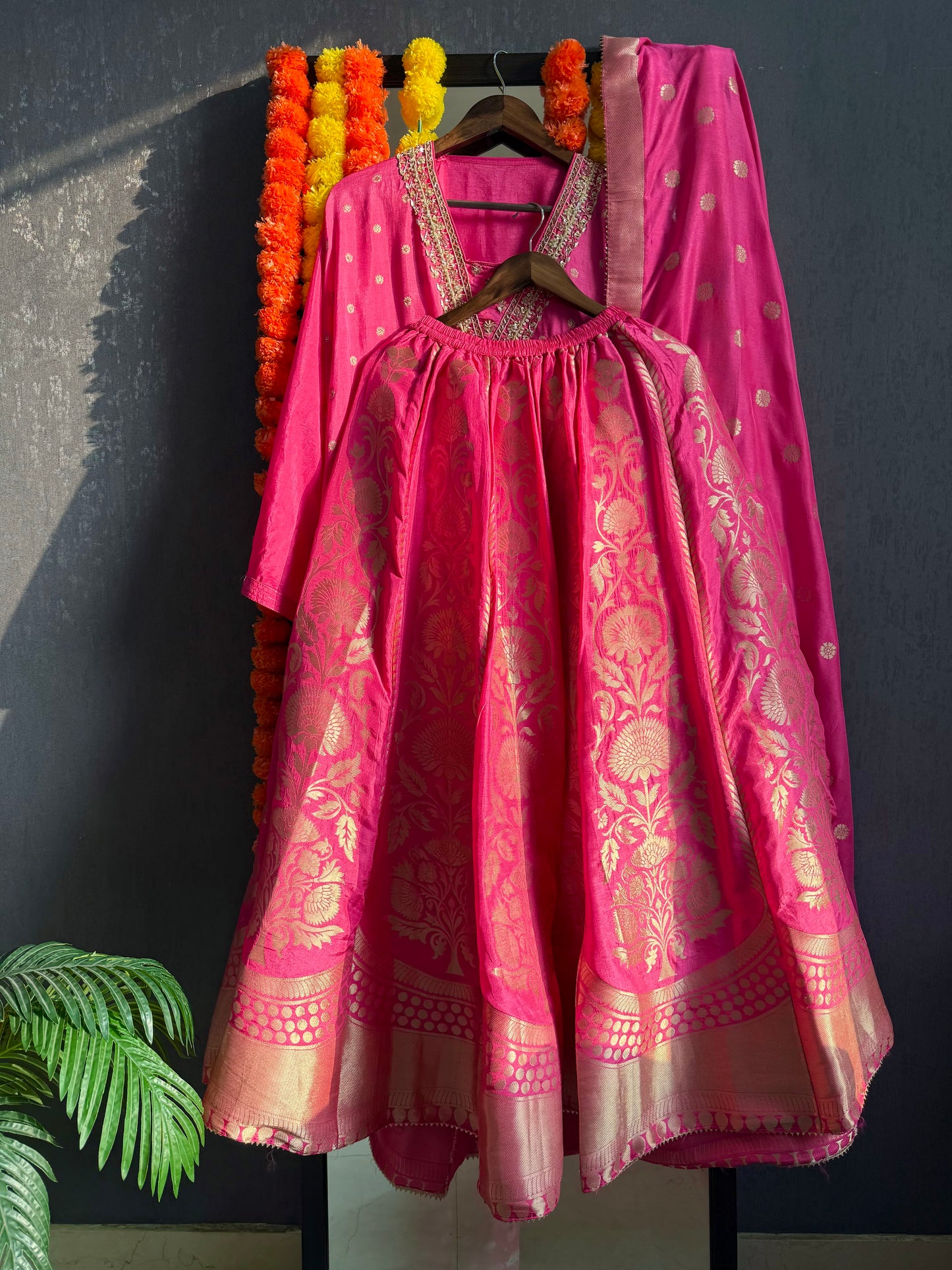 Premium Benarsi silk Lehenga set