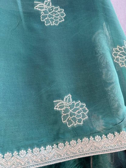Brocade Benarsi silk suit