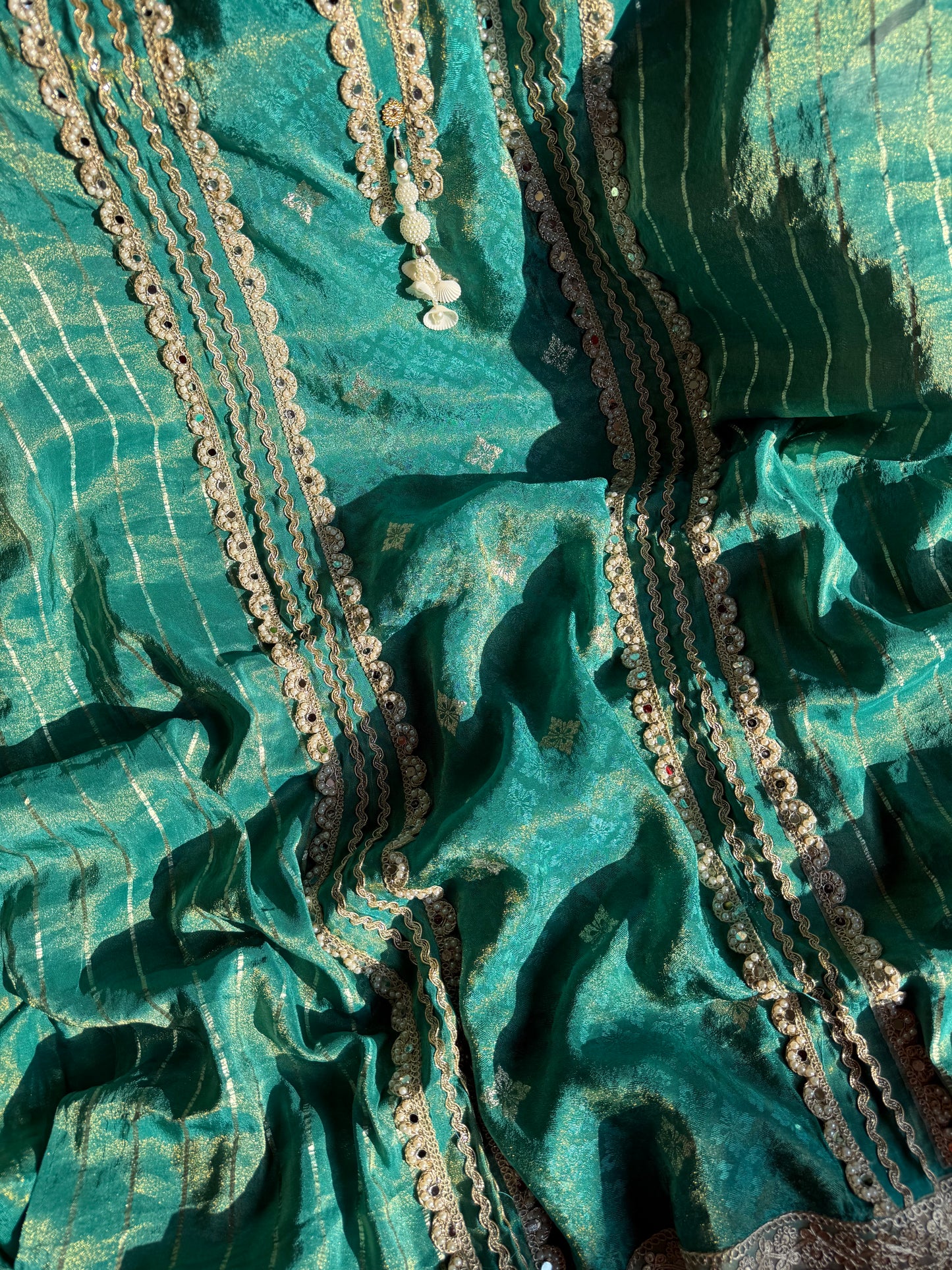 Mirror Benarsi Tissue silk suit