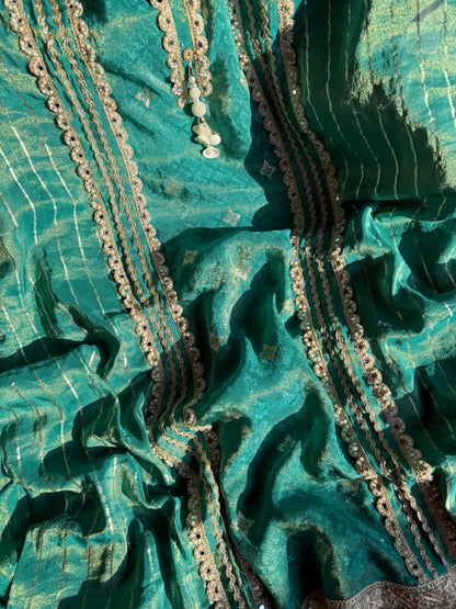 Mirror Benarsi Tissue silk suit