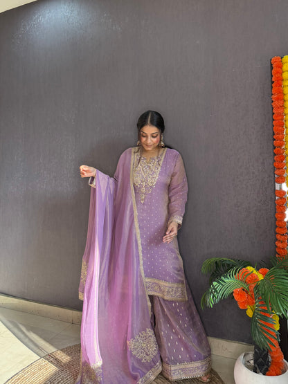 Luxurious Benarsi sharara set