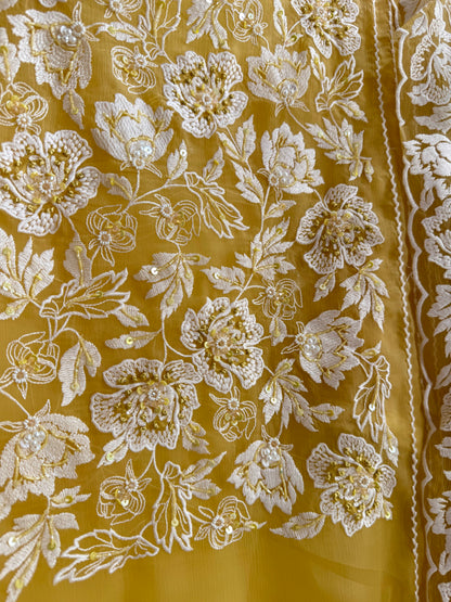 Parsi work florals Handwork suit