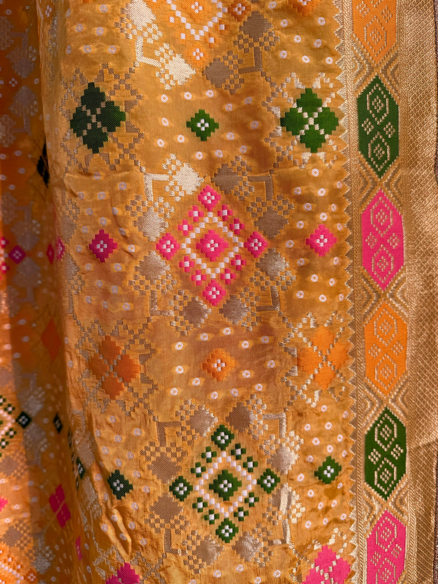 Luxurious patola kanjivaram silk suit