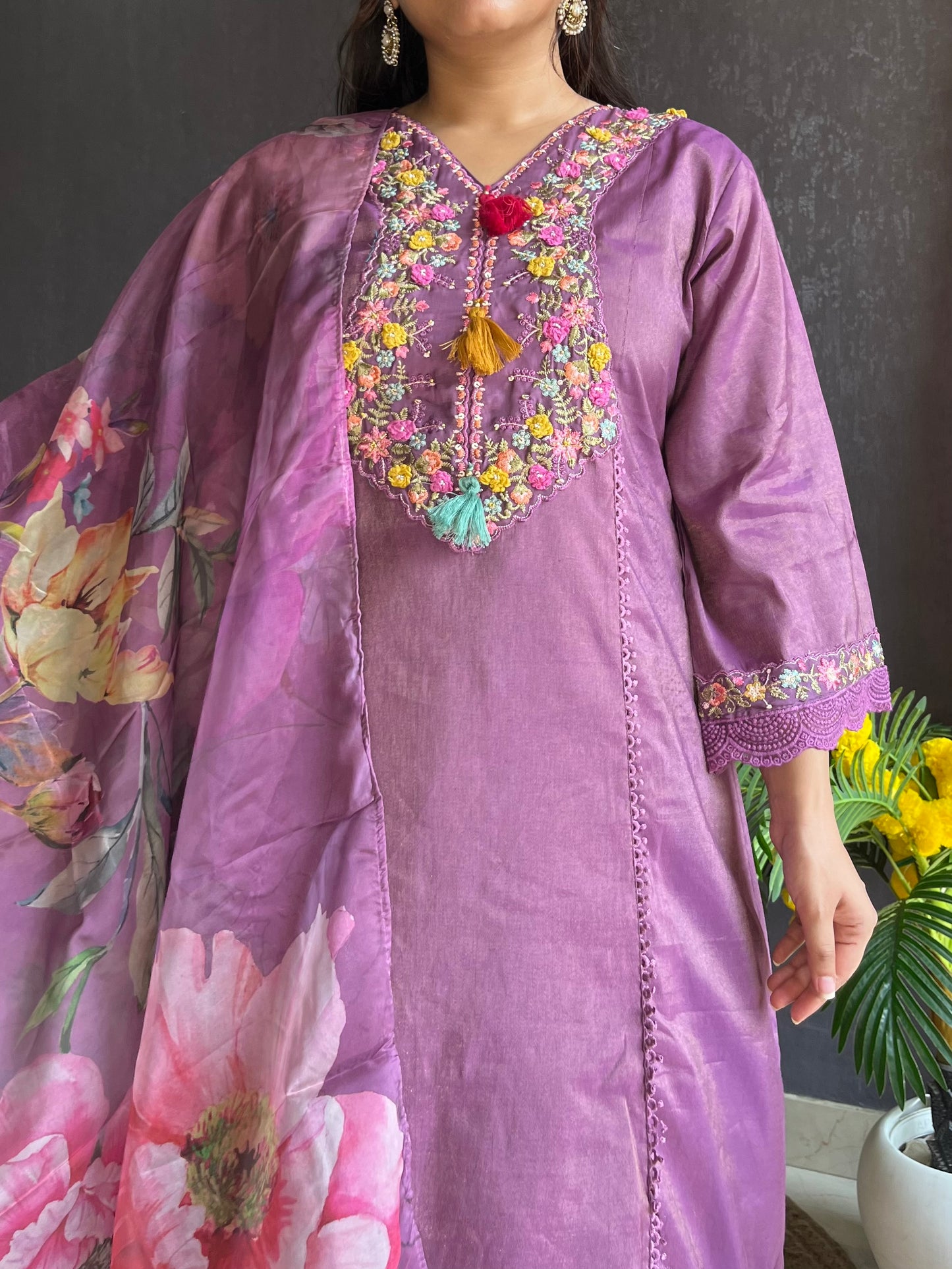 Aline Pakistani Handwork suit