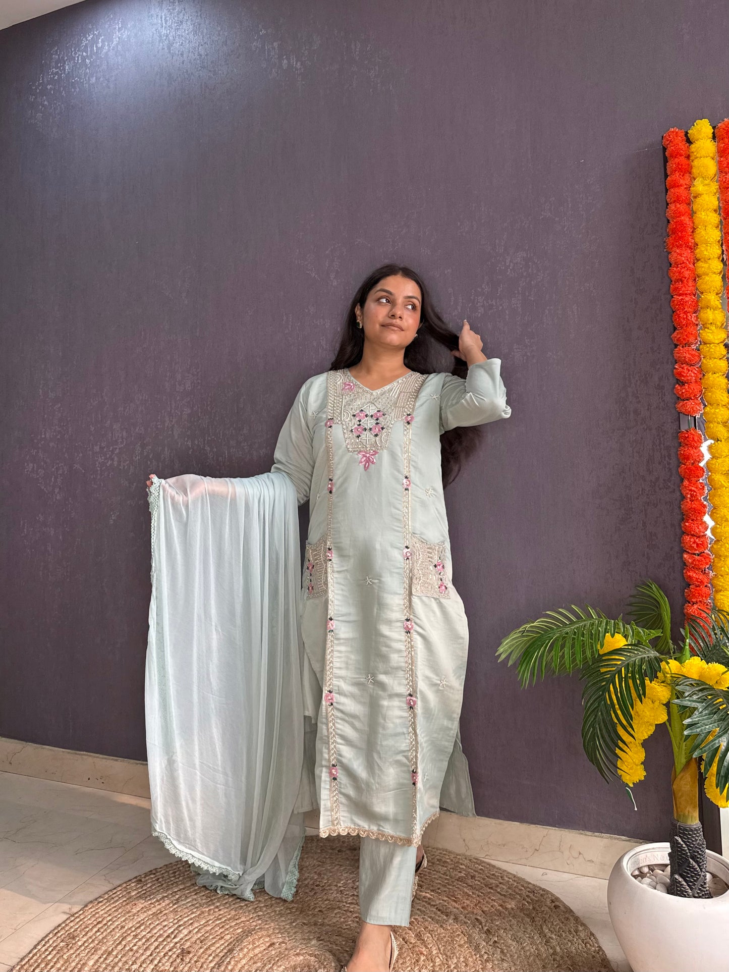 Handwork modal suit sets