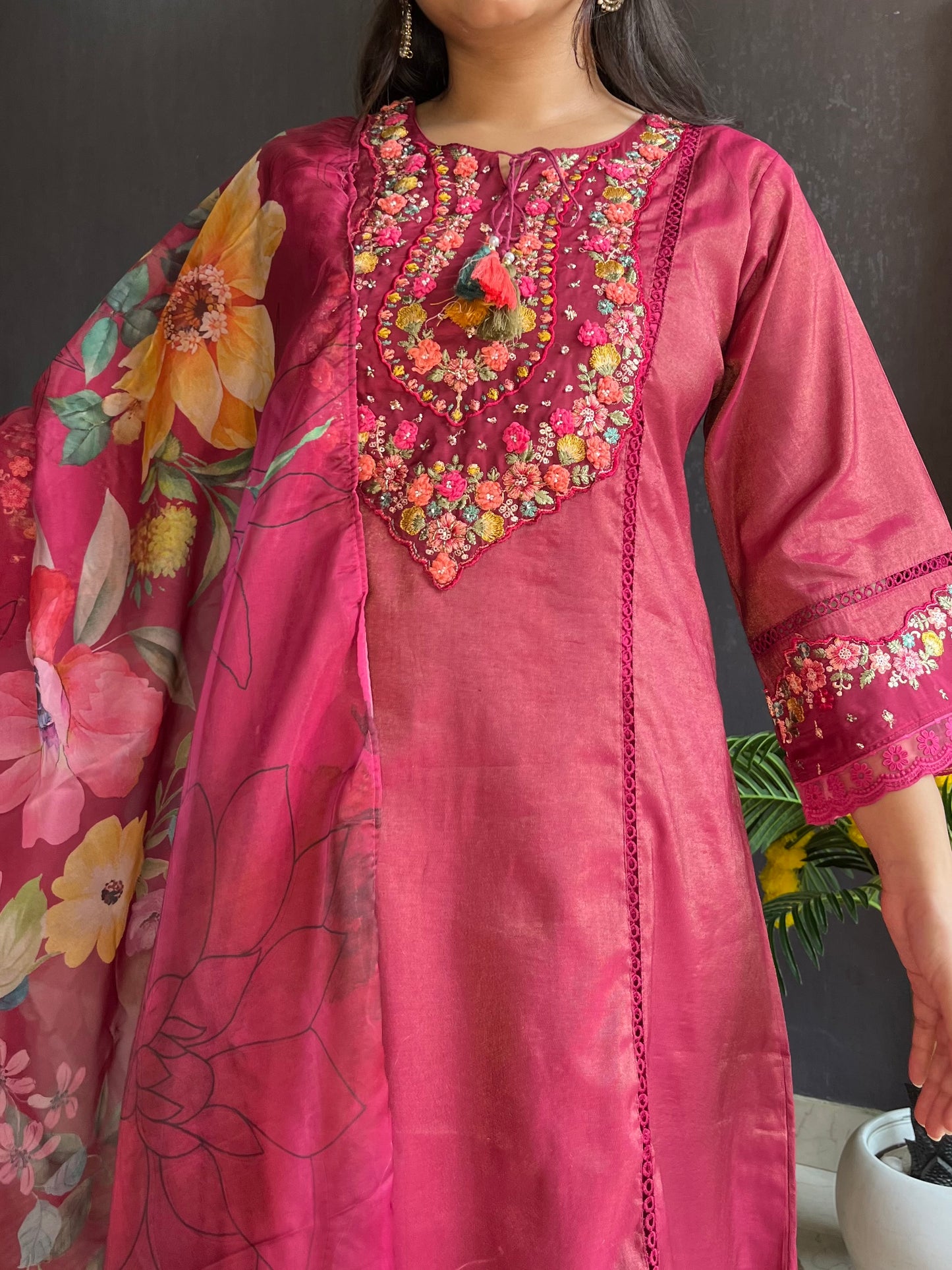 Aline Pakistani Handwork suit