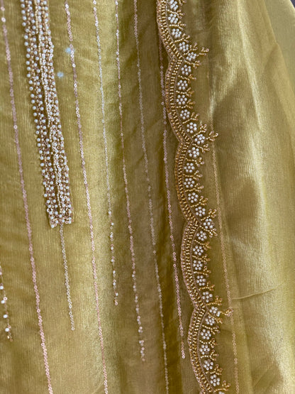 Premium Crush Tissue handwork suit