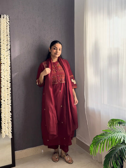 Cotton butterfly suit set