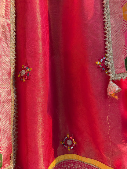 Luxurious patola kanjivaram silk suit
