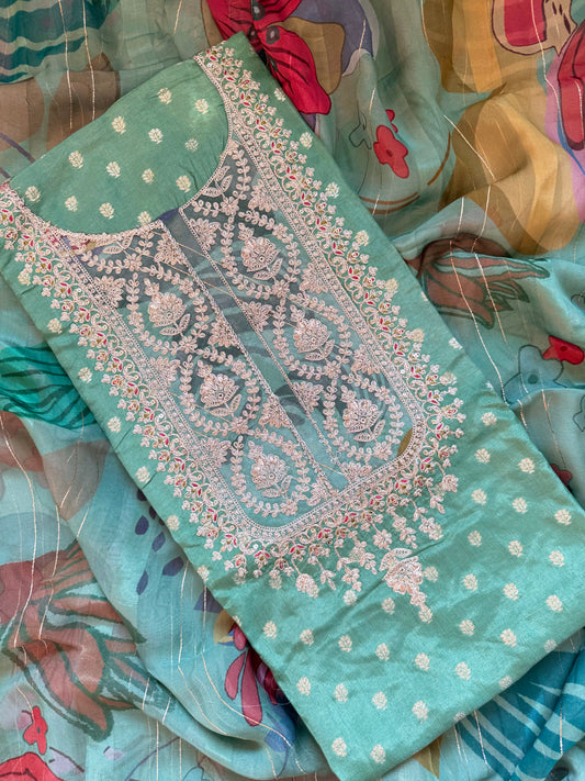 Benarsi aari work suit