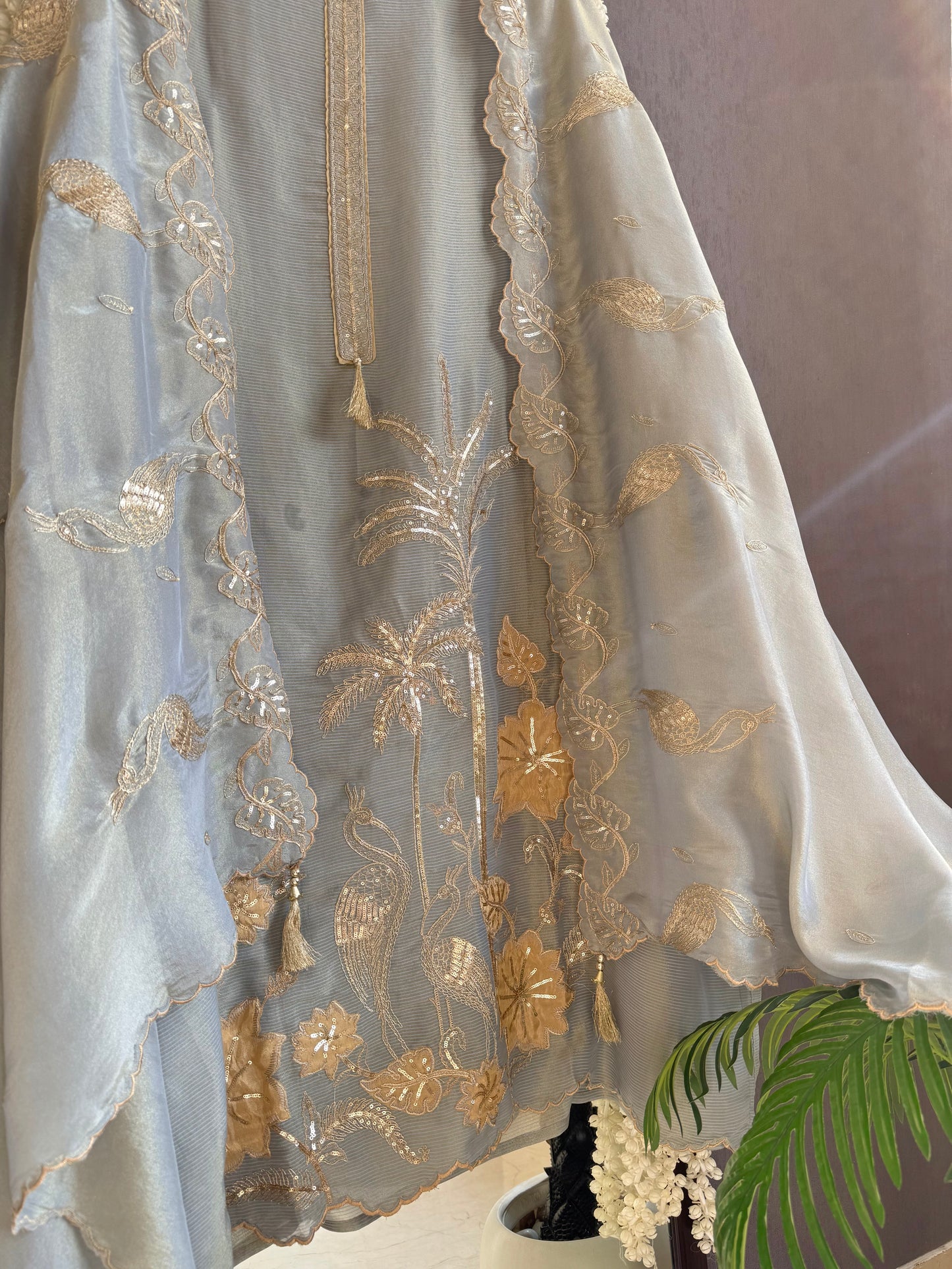 Luxurious Flamingos Handwork suits