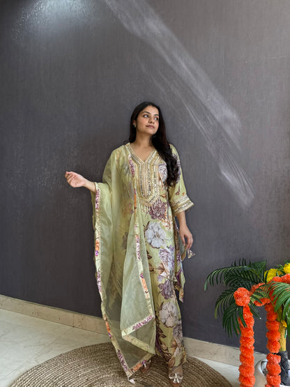 Mirrorwork Pakistani Suit