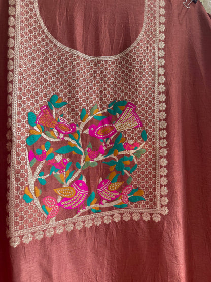 Meenakari Benarsi birds suit