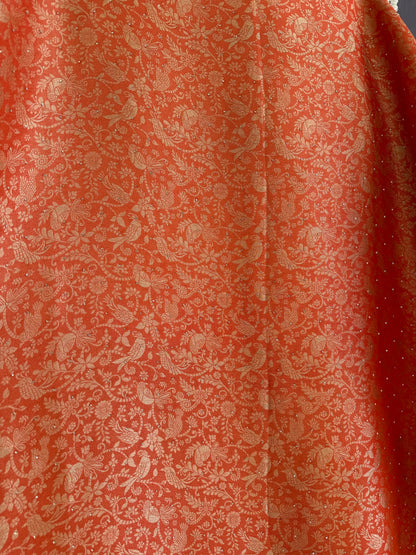 Resham Brocade Benarsi birds suit