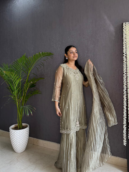 Handwork sharara set