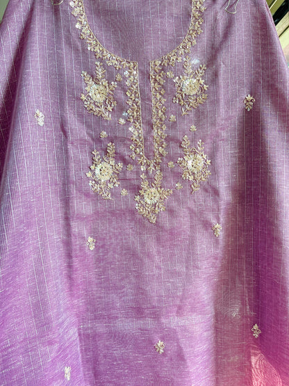 Benarsi kota handwork suit