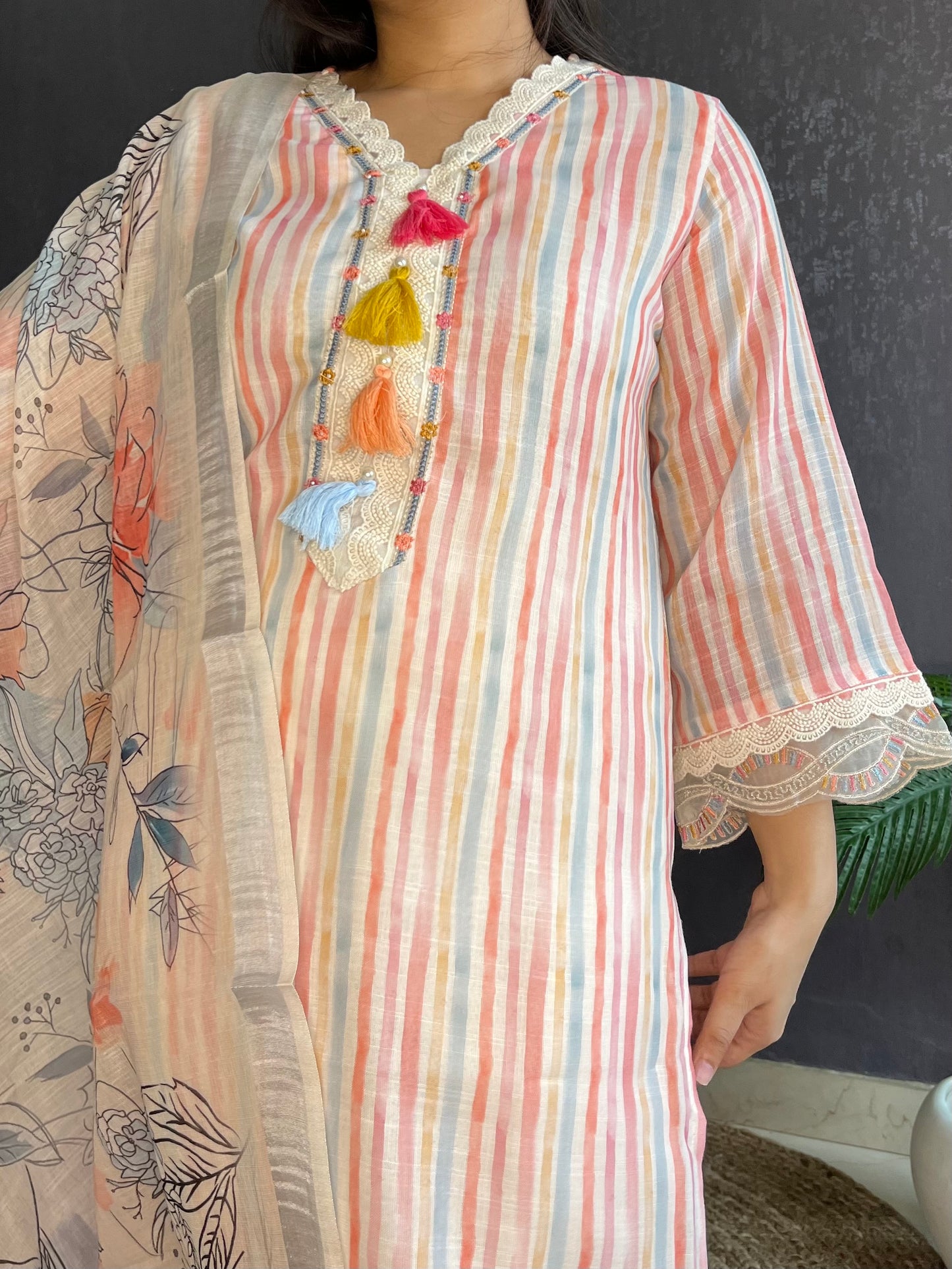 Linen designer suits