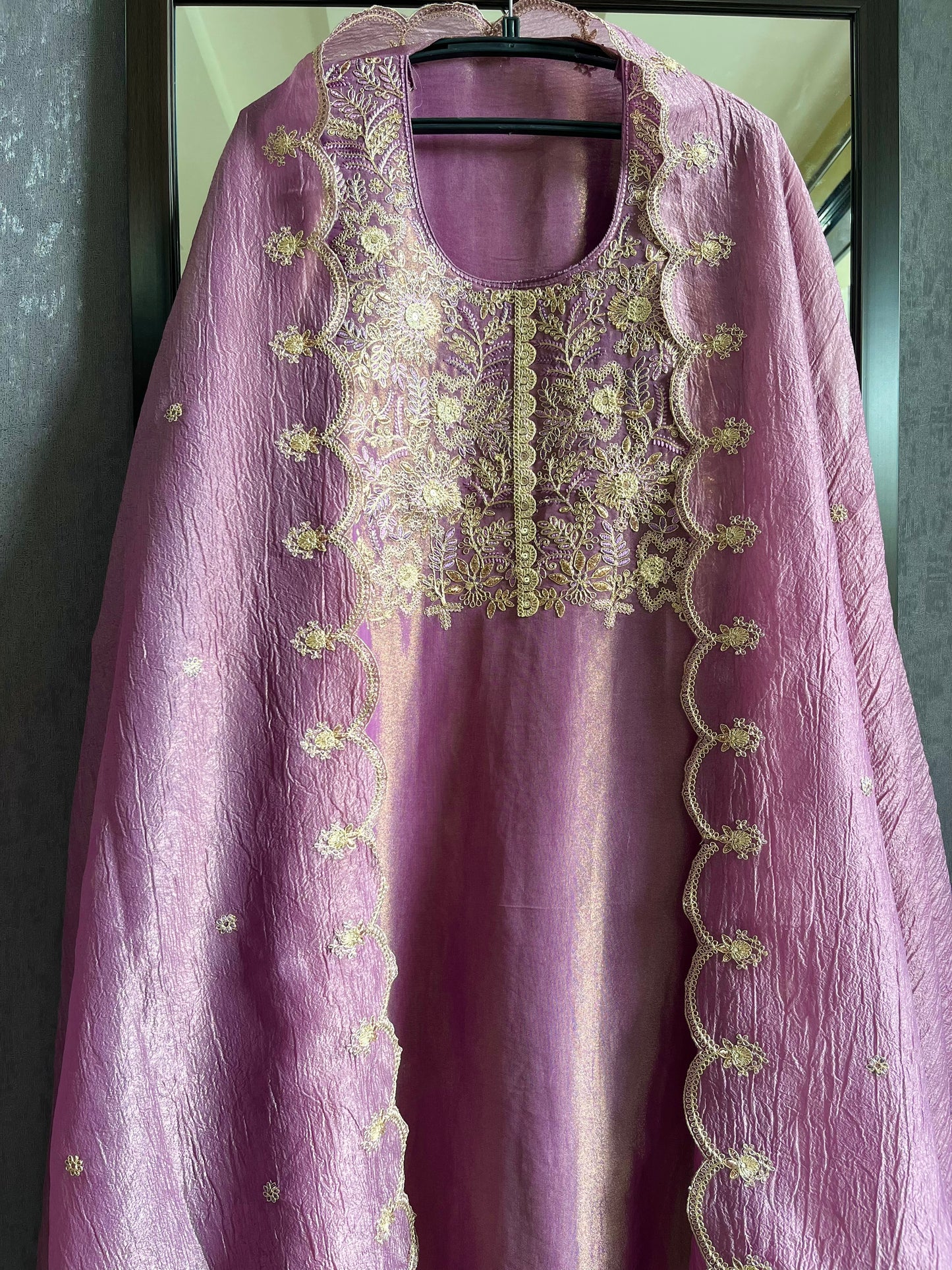 Luxurious Marori aari work suit