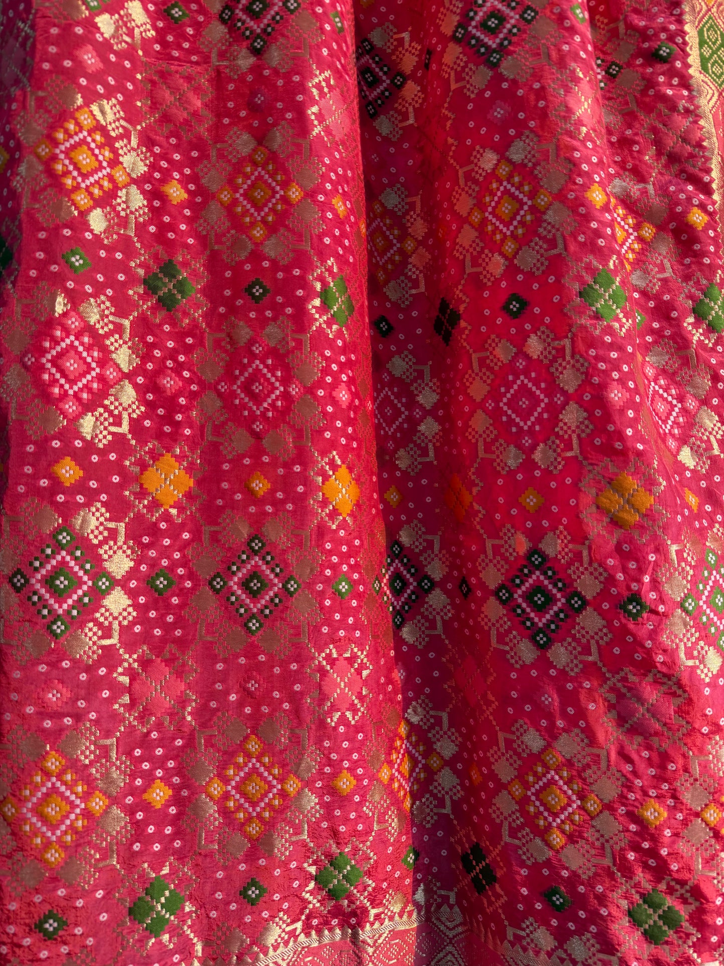 Luxurious patola kanjivaram silk suit