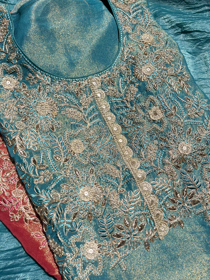 Luxurious Marori aari work suit