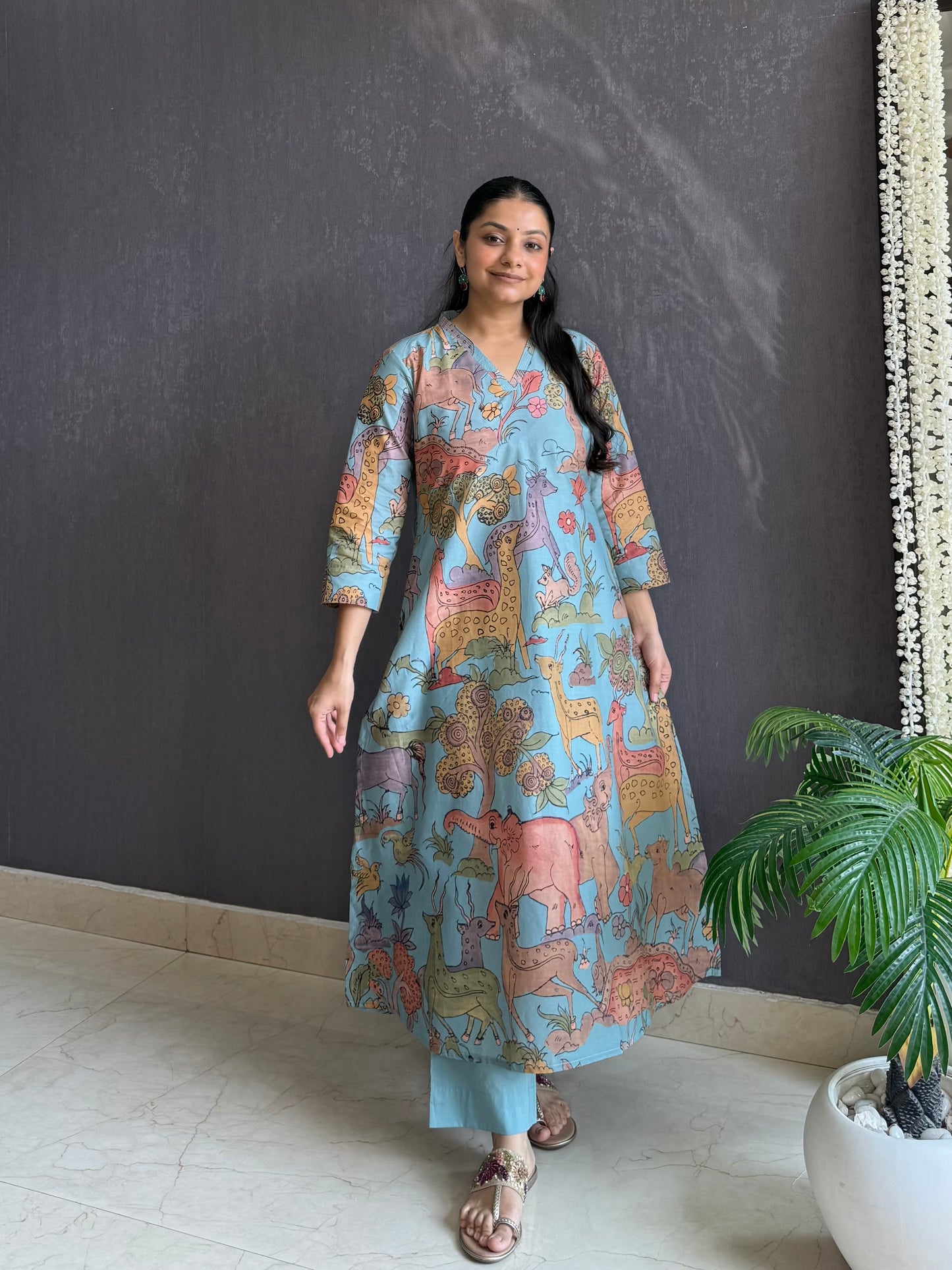 Cotton Kalamkari kurta set