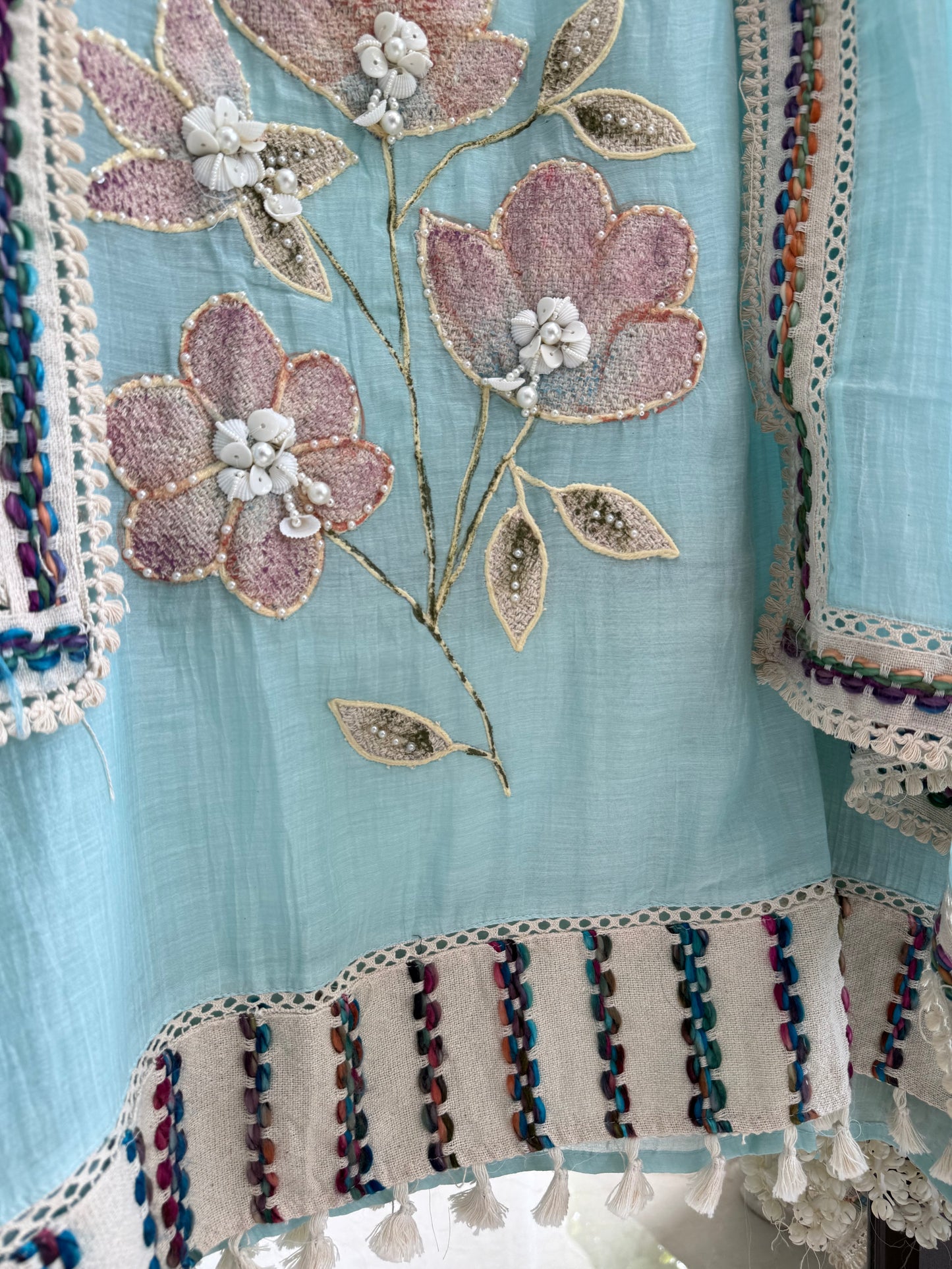 Luxurious Mul chanderi jute suit