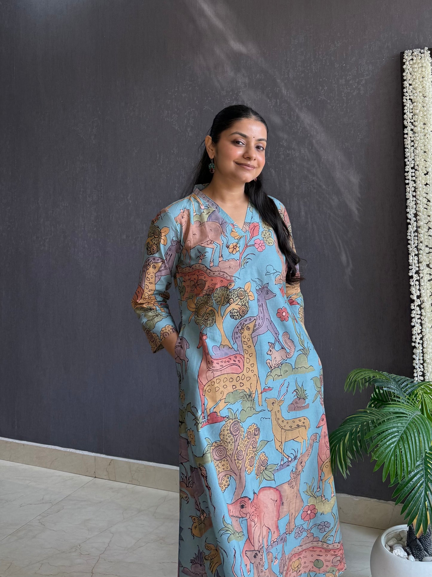 Cotton Kalamkari kurta set