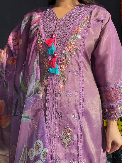 Angrakha Pakistani designer suit