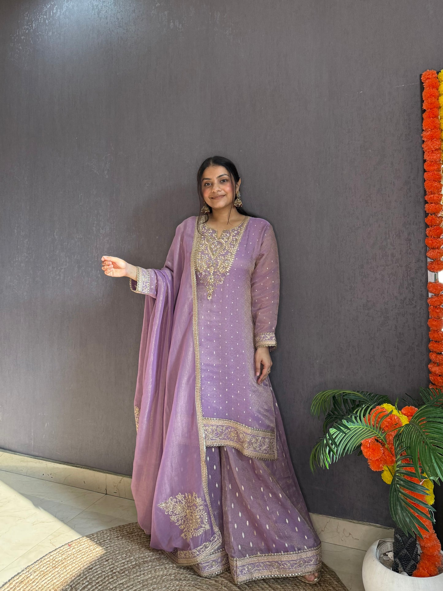 Luxurious Benarsi sharara set