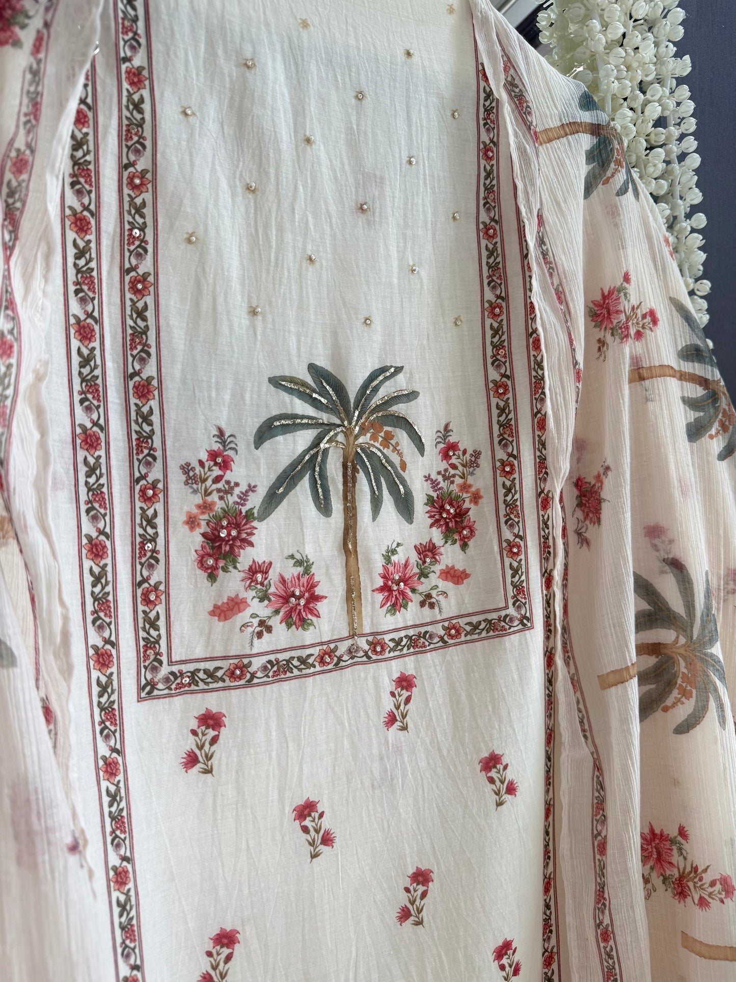 Mulmul cotton tropical suit