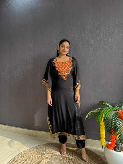 Handwork Sheesha kaftan set
