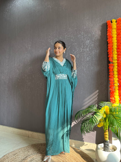 Luxurious kaftan dress