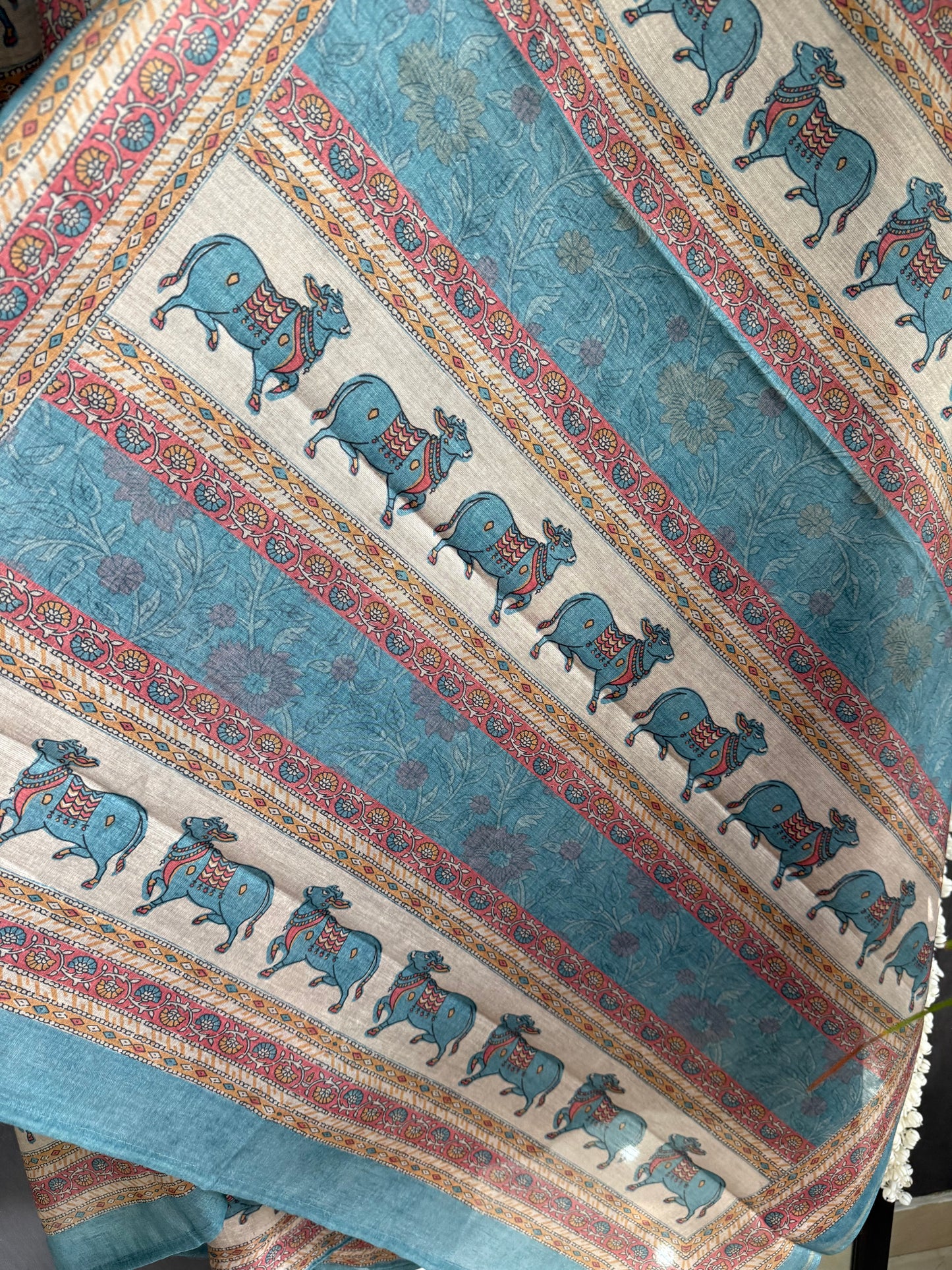 Chanderi pichwai suit