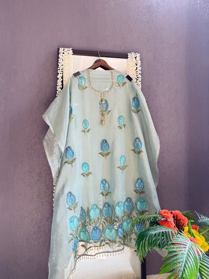 Pure handpainted handwork suit