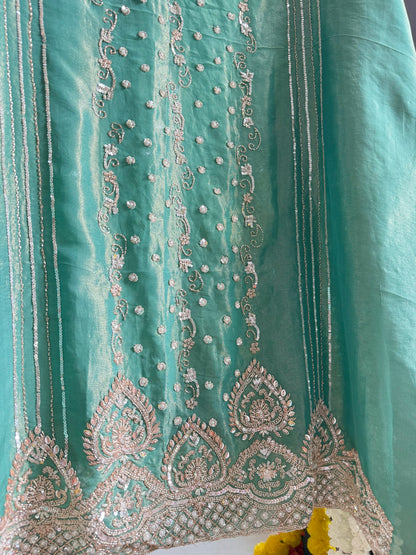 Luxurious hearts handwork suit