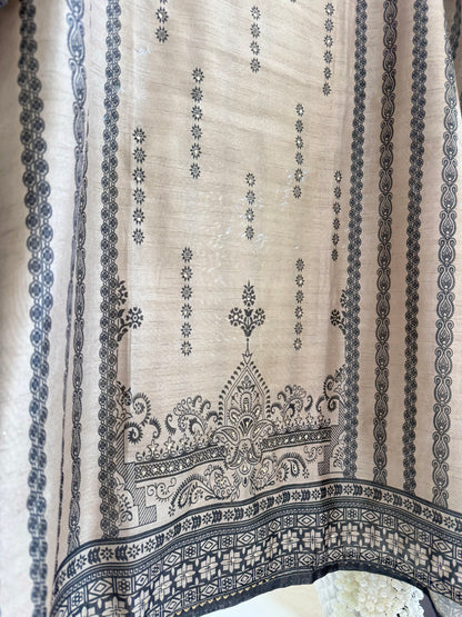 Pure Tussar silk suit