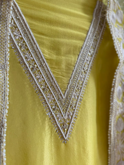 Luxurious Aari work handwork suit