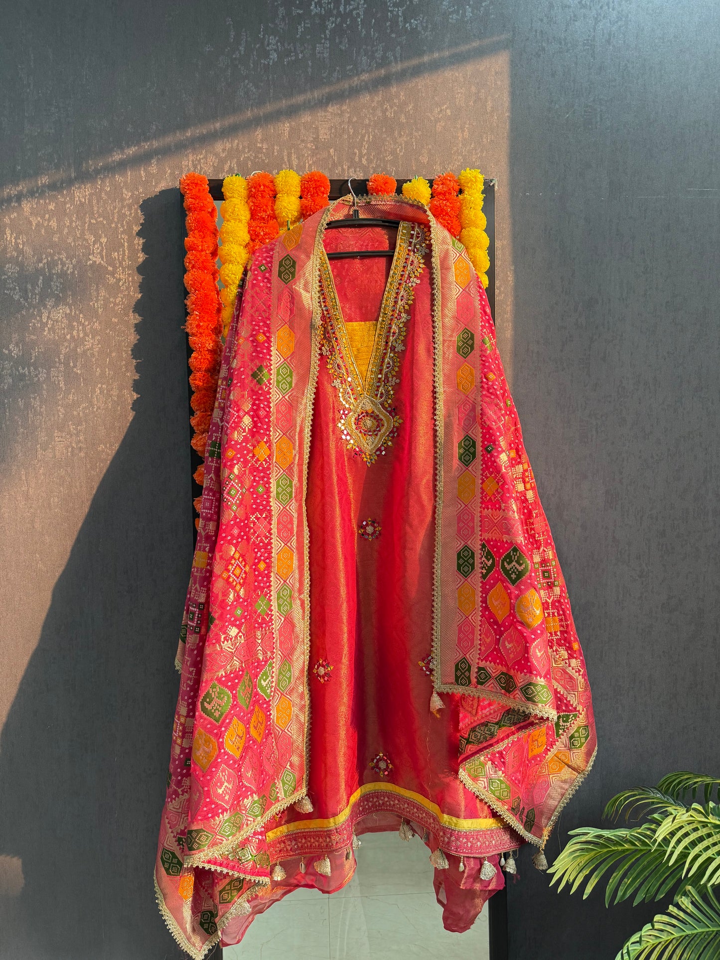 Luxurious patola kanjivaram silk suit