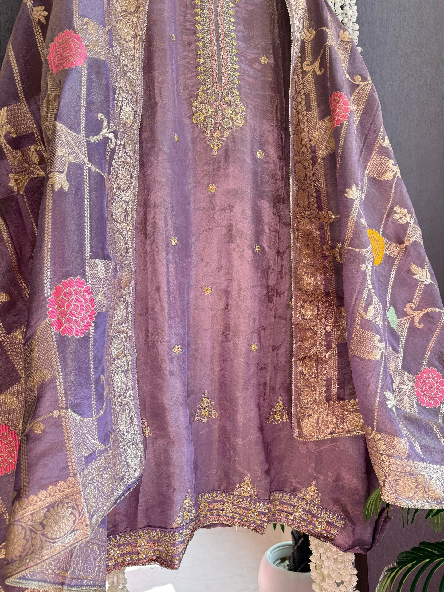 Kanjivaram silk suit