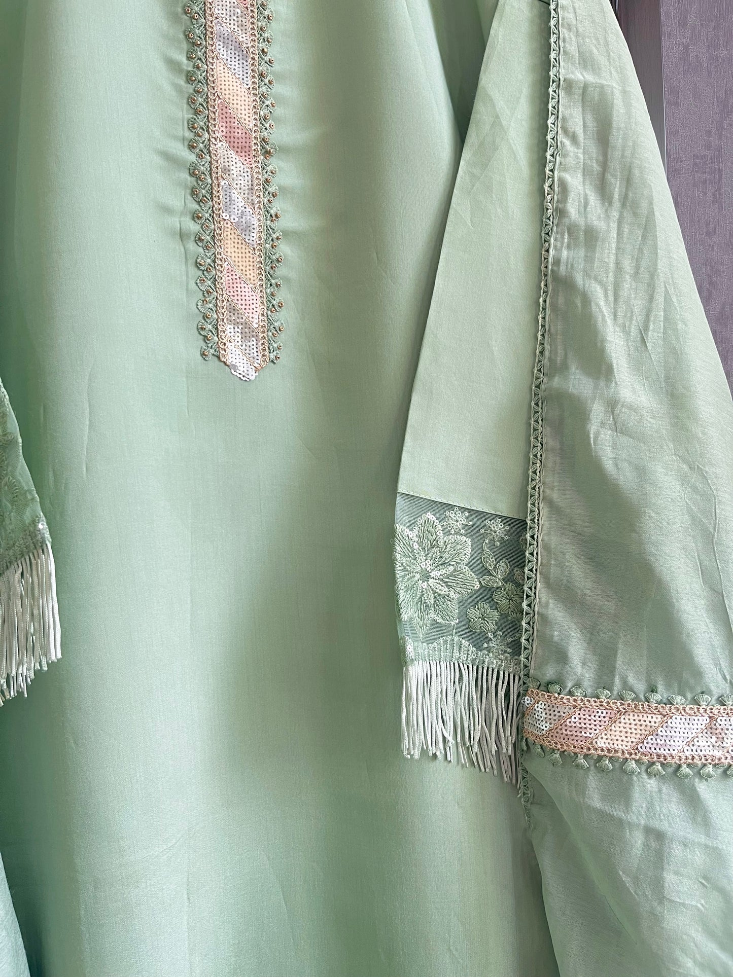 Modal sequins suits