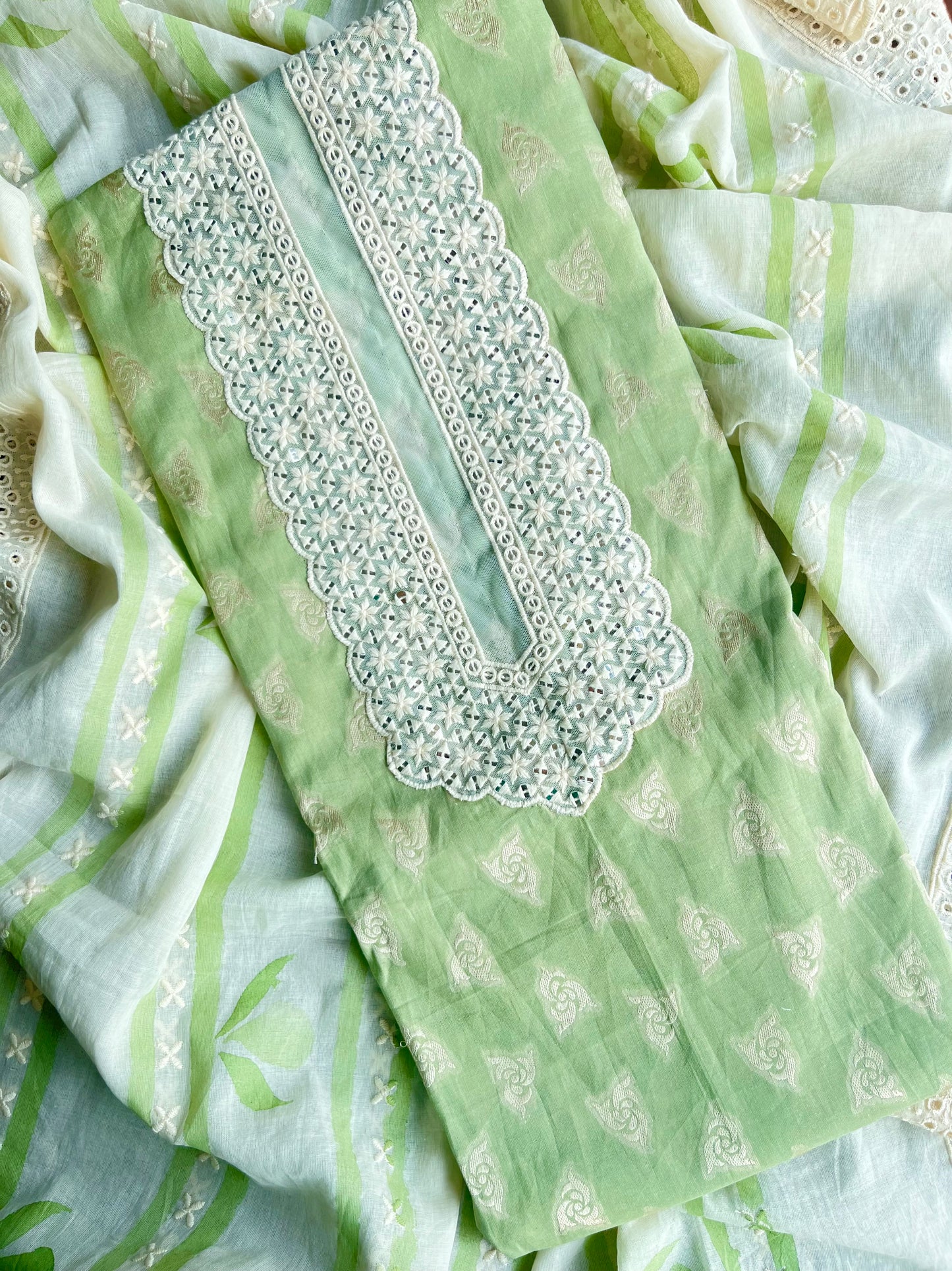 Mulmul schiffili handpainted suits