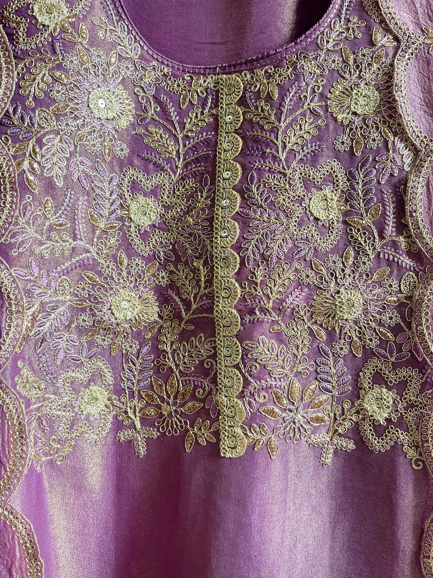 Luxurious Marori aari work suit