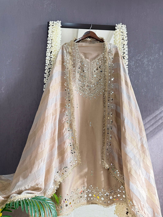 Luxurious Mirrorwork suit