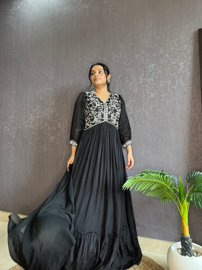 Handwork Anarkali suit